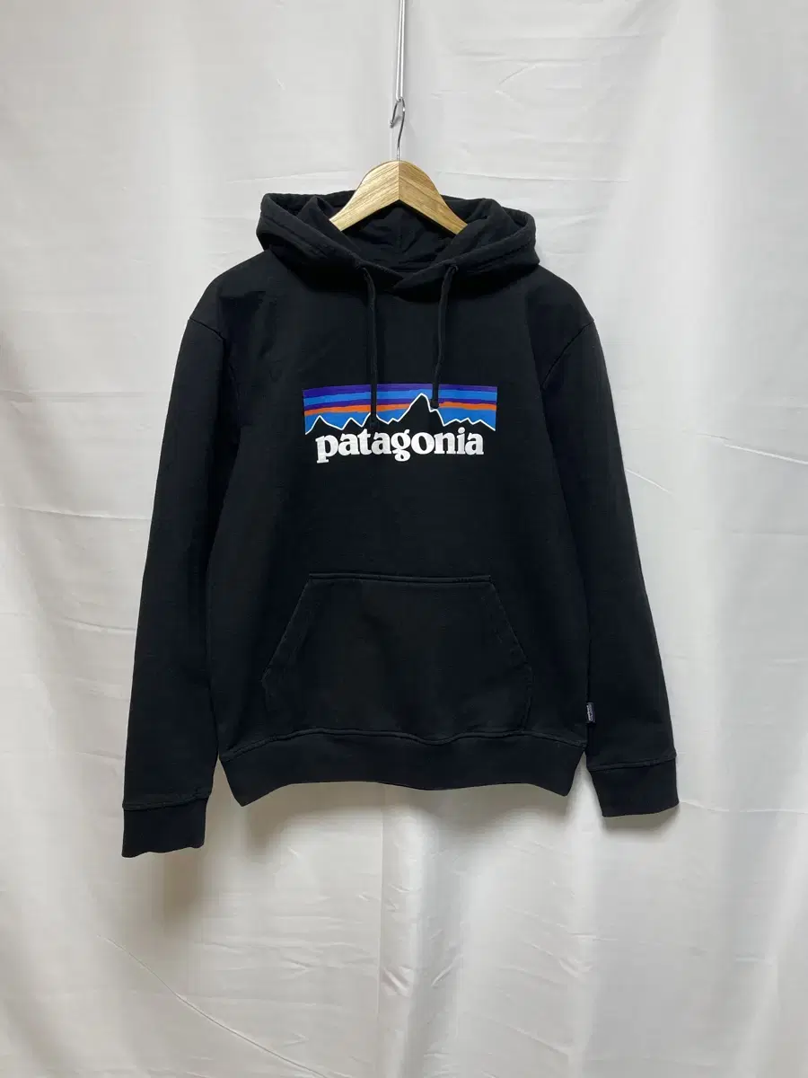 Patagonia 파타고니아 P-6 로고 프린팅 후드티 M